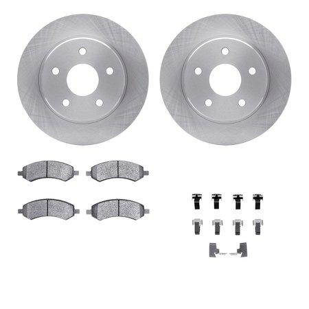 DYNAMIC FRICTION CO 6412-40028, Rotors with Ultimate Duty Performance Brake Pads includes Hardware 6412-40028